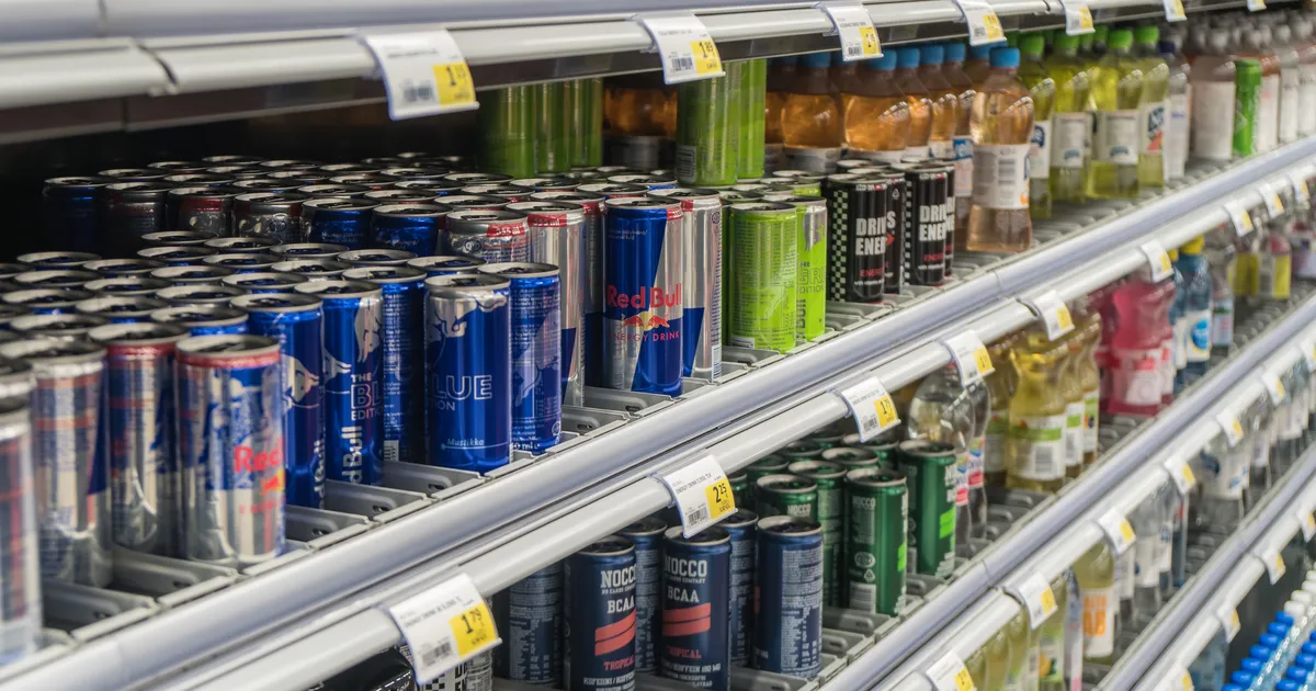 Energy Drink Saver Shelves